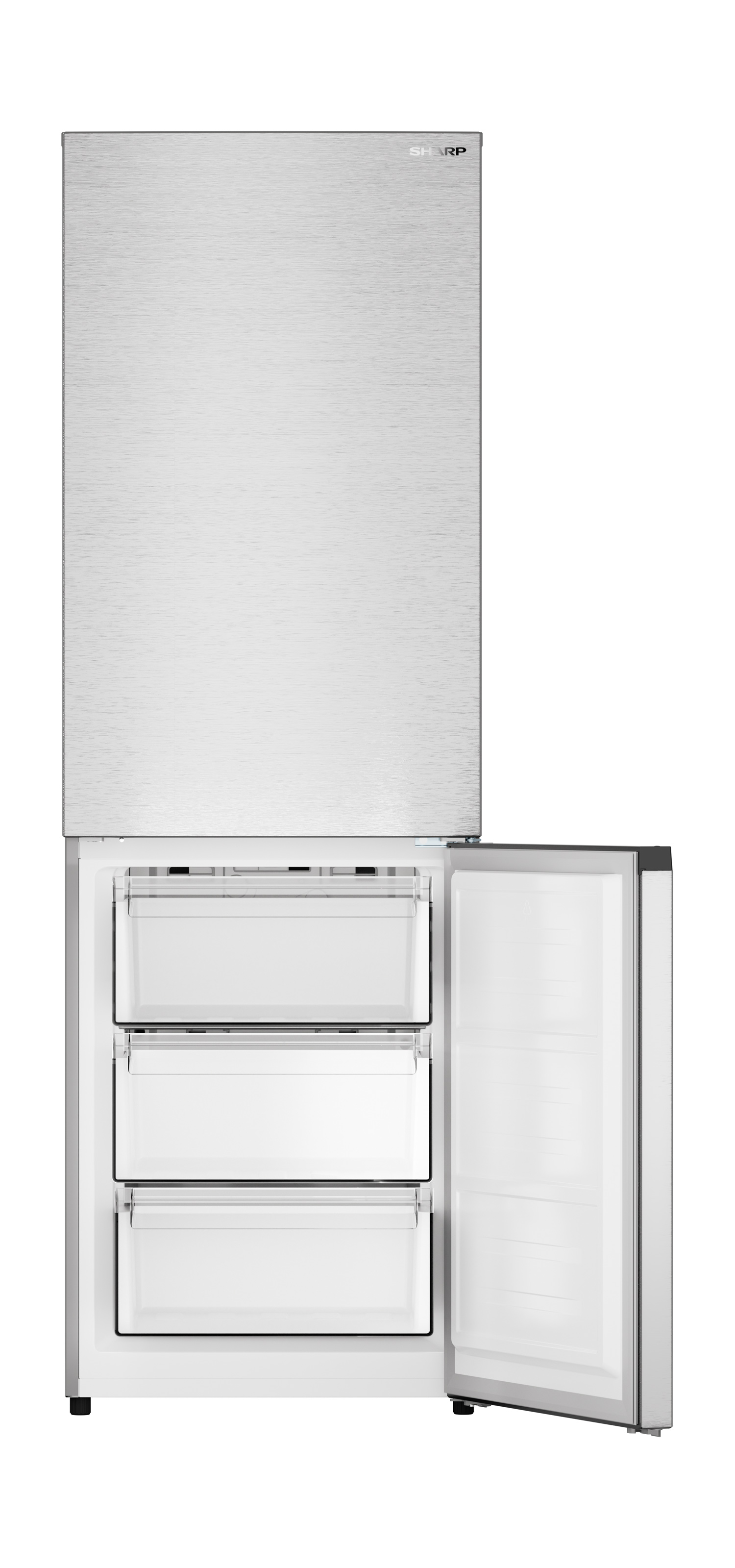 in. Bottom-Freezer Sharp Counter-Depth (SJB1255GS) Refrigerator 24