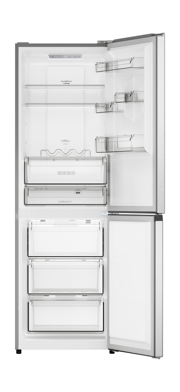 Bottom-Freezer Counter-Depth Refrigerator (SJB1255GS) Head On Open