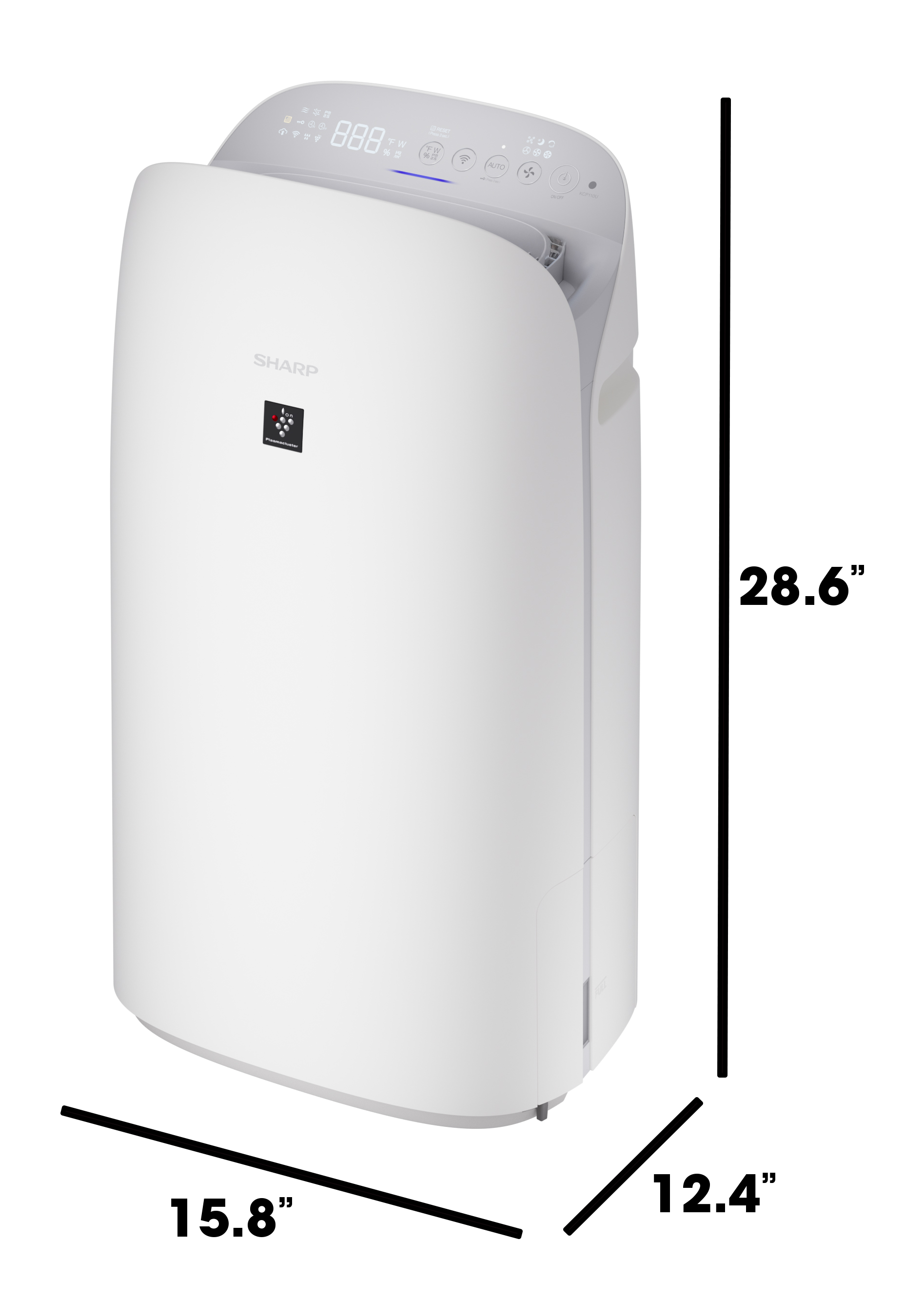 新品未開封　SHARP Plasmacluster 加湿器 IB-HF6-P Sharp Smart Plasmacluster Ion Large Room Air Purifier (KCP110UW)