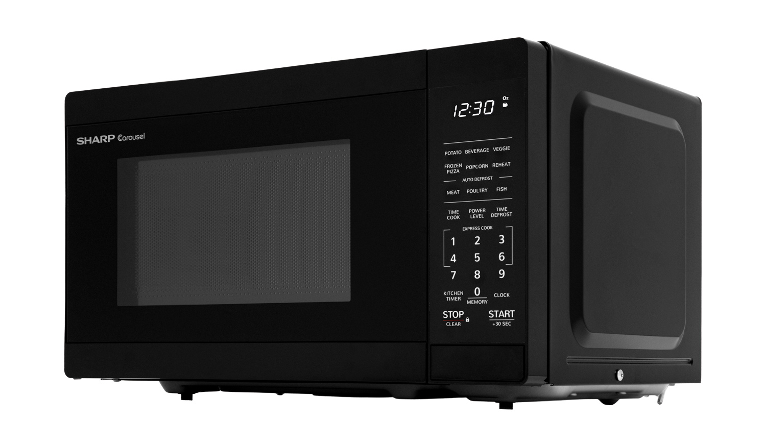 0.7 Cu. Ft. Countertop Microwave Oven 700 Watts Black Microwave