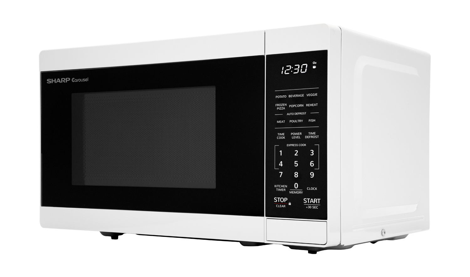 0.7 CU. FT. 700 Watt Countertop Microwave Oven, White
