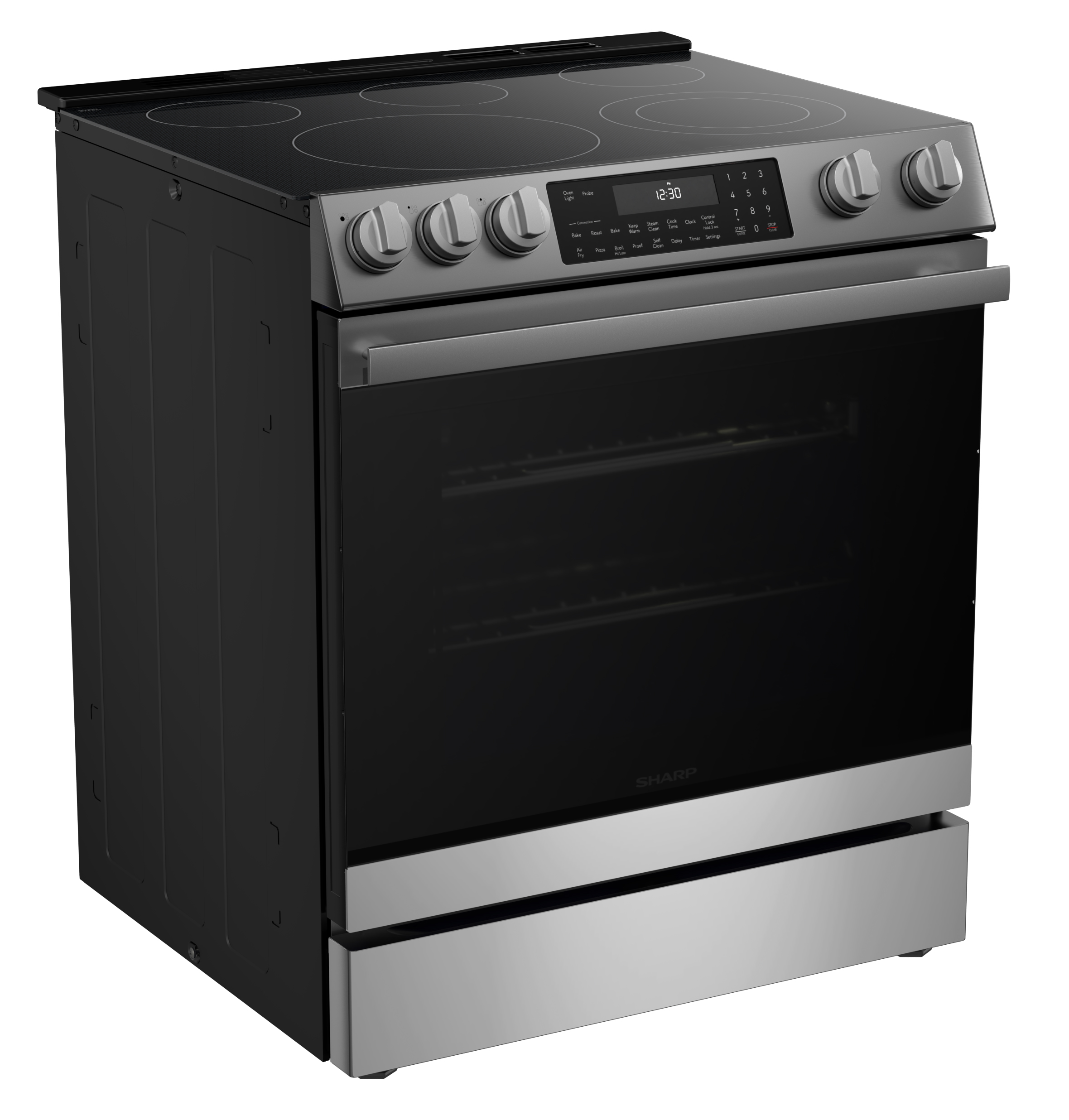 Slide-In Range with Air Fry (SSR3065JS) 3 Quarter Right