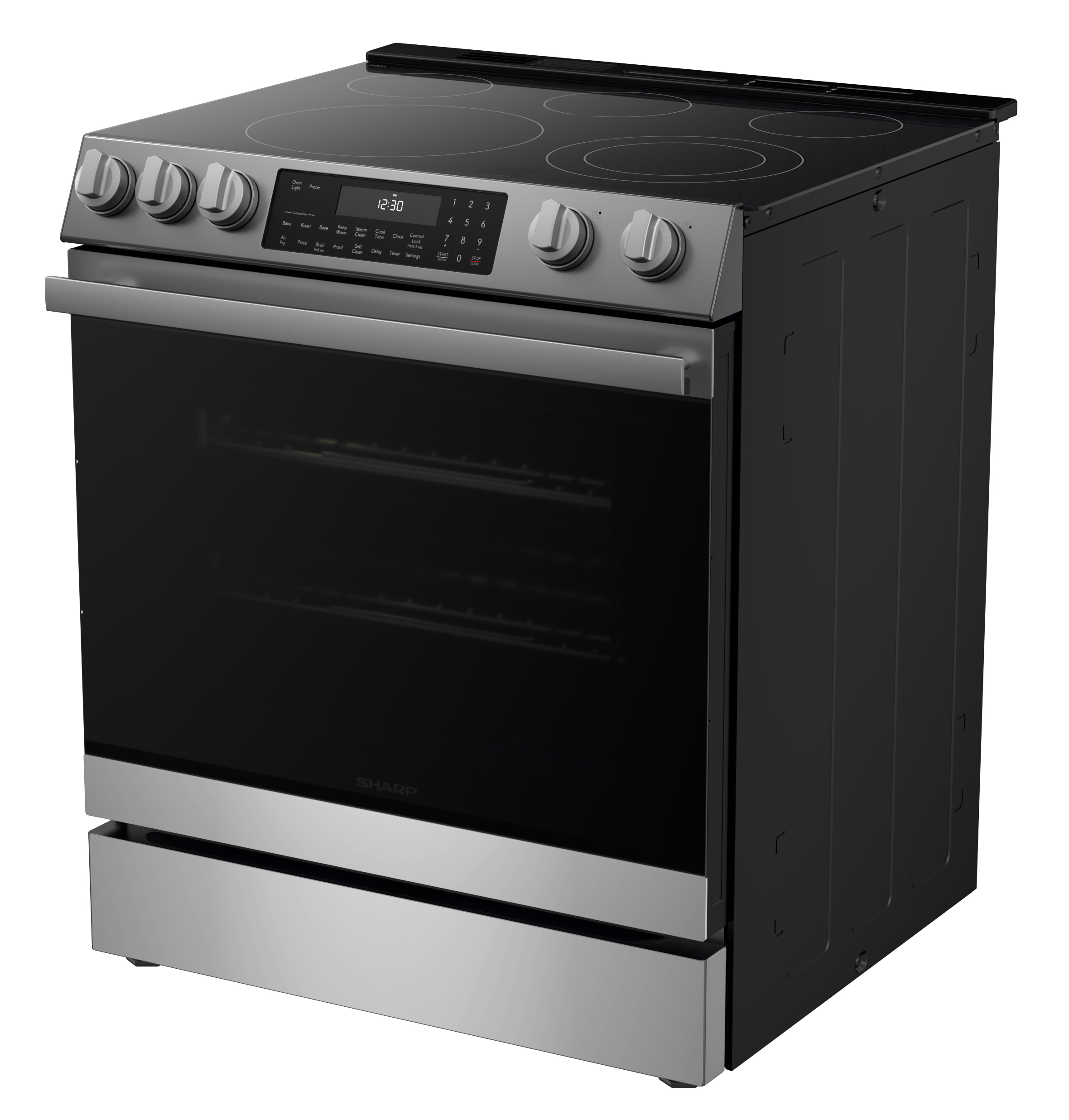 Slide-In Range with Air Fry (SSR3065JS) 3 Quarter Left