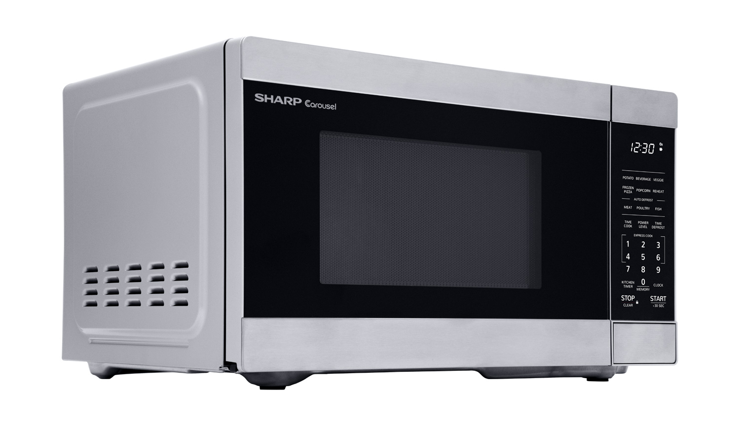 Sharp® Carousel® 0.9 Cu. Ft. Stainless Steel Countertop Microwave