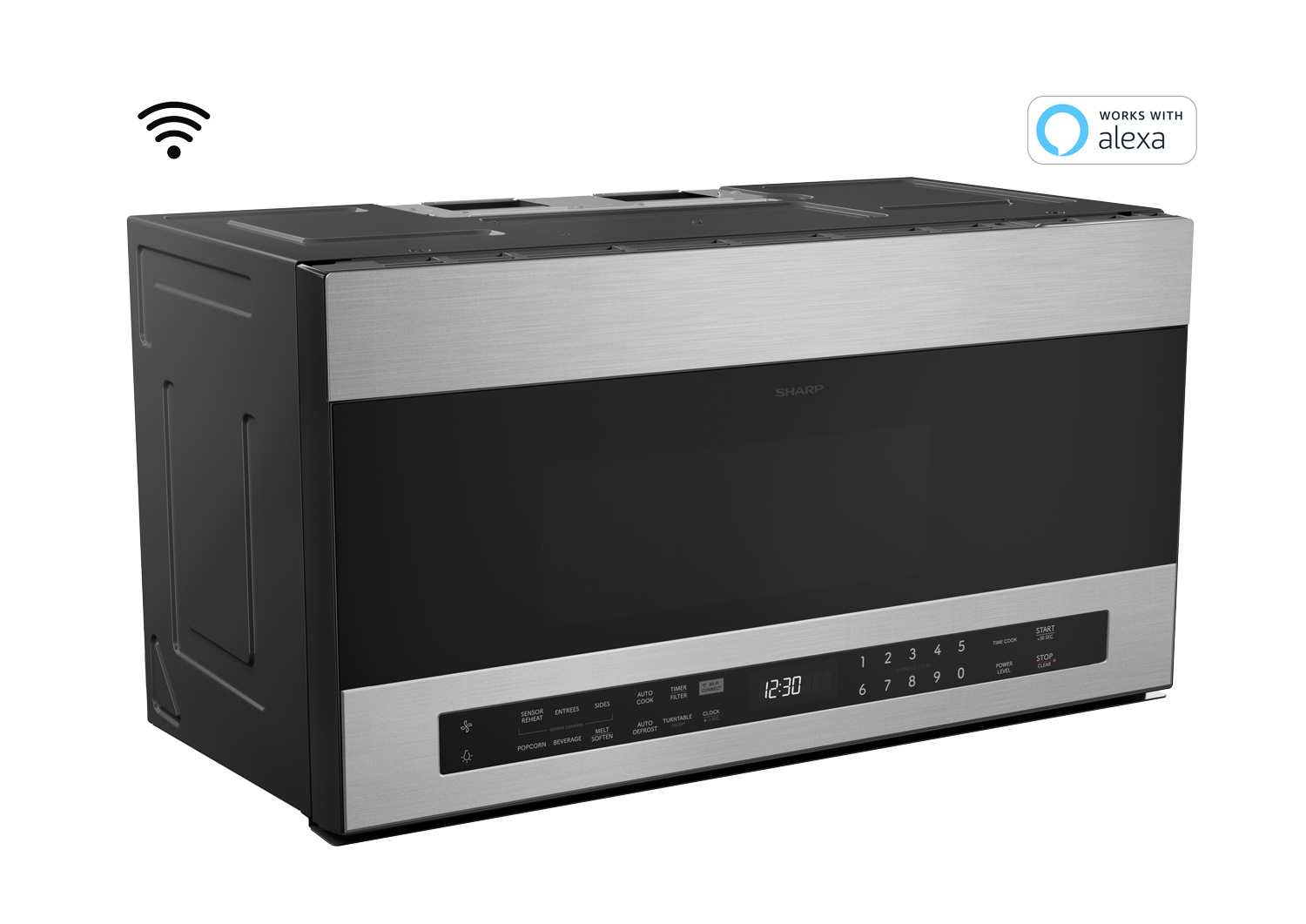 Smart Over-the-Range Microwave Oven (SMO1759JS) right angle
