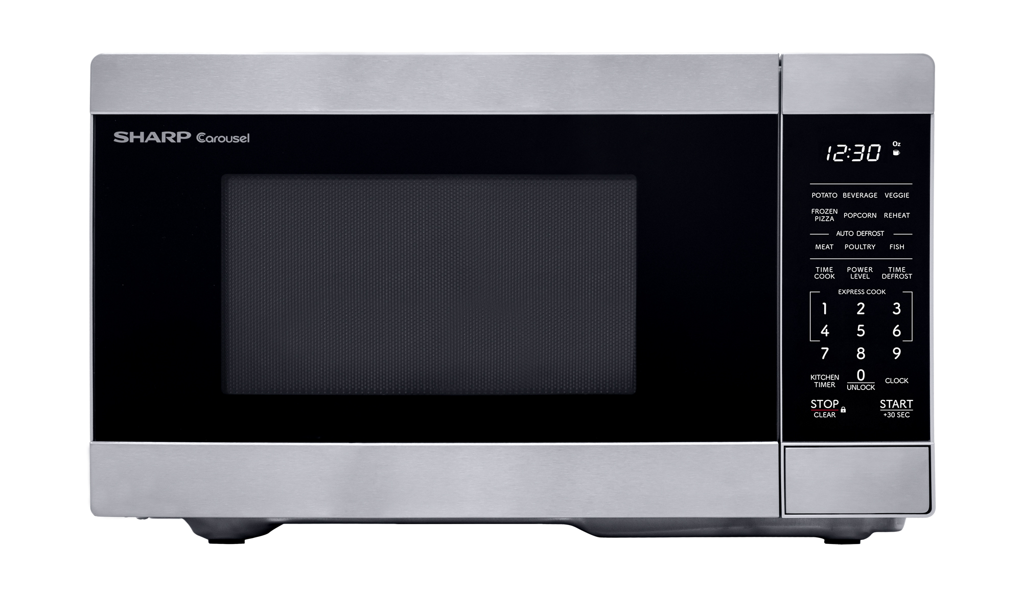 0.9 cu. ft. Carousel Countertop Microwave Oven (SMC0962KS) head on