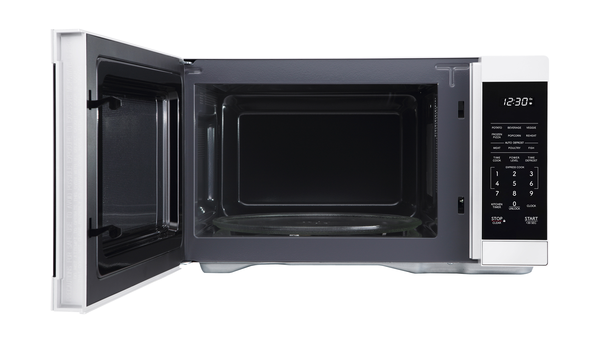 1.1 cu. ft. 1000W White Countertop Microwave Oven | SHARP
