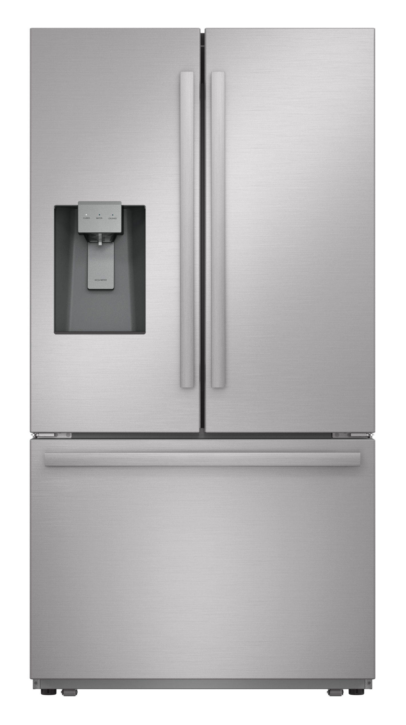 Sharp French 3-Door Refrigerator with Water Dispenser (SJF2955KS) head on