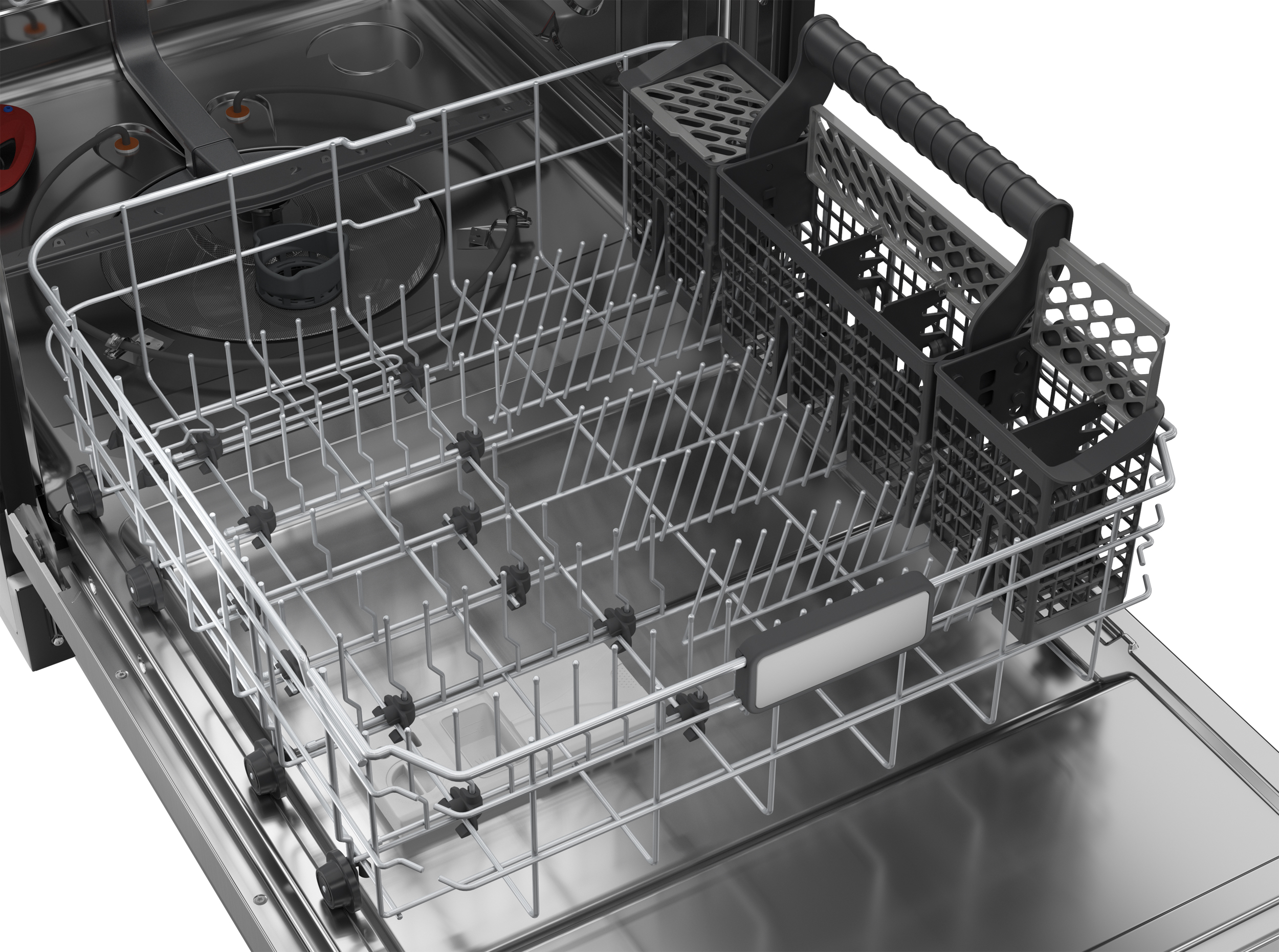 Sharp 24 in. Stainless Steel 47dB Dishwasher (SDW6726MS) lower rack