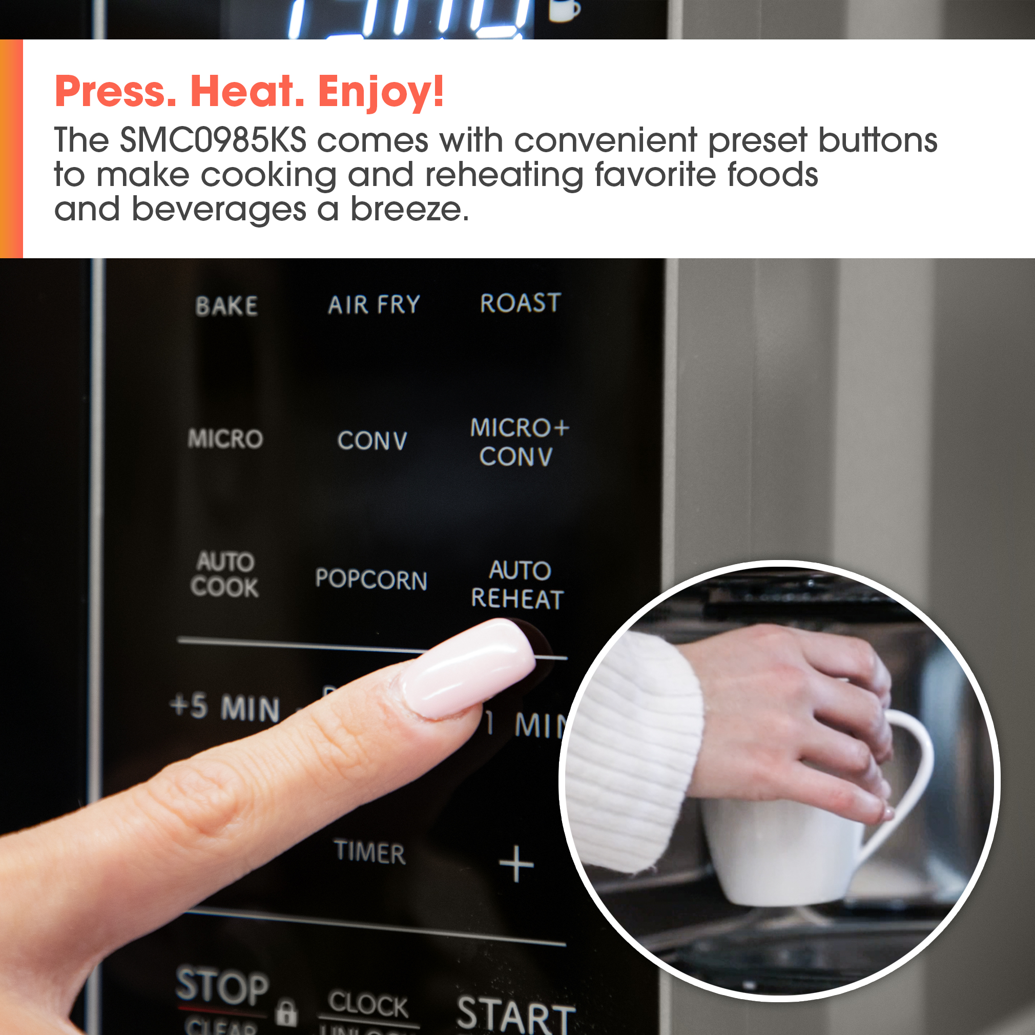 SMC0985KS preset buttons infographic