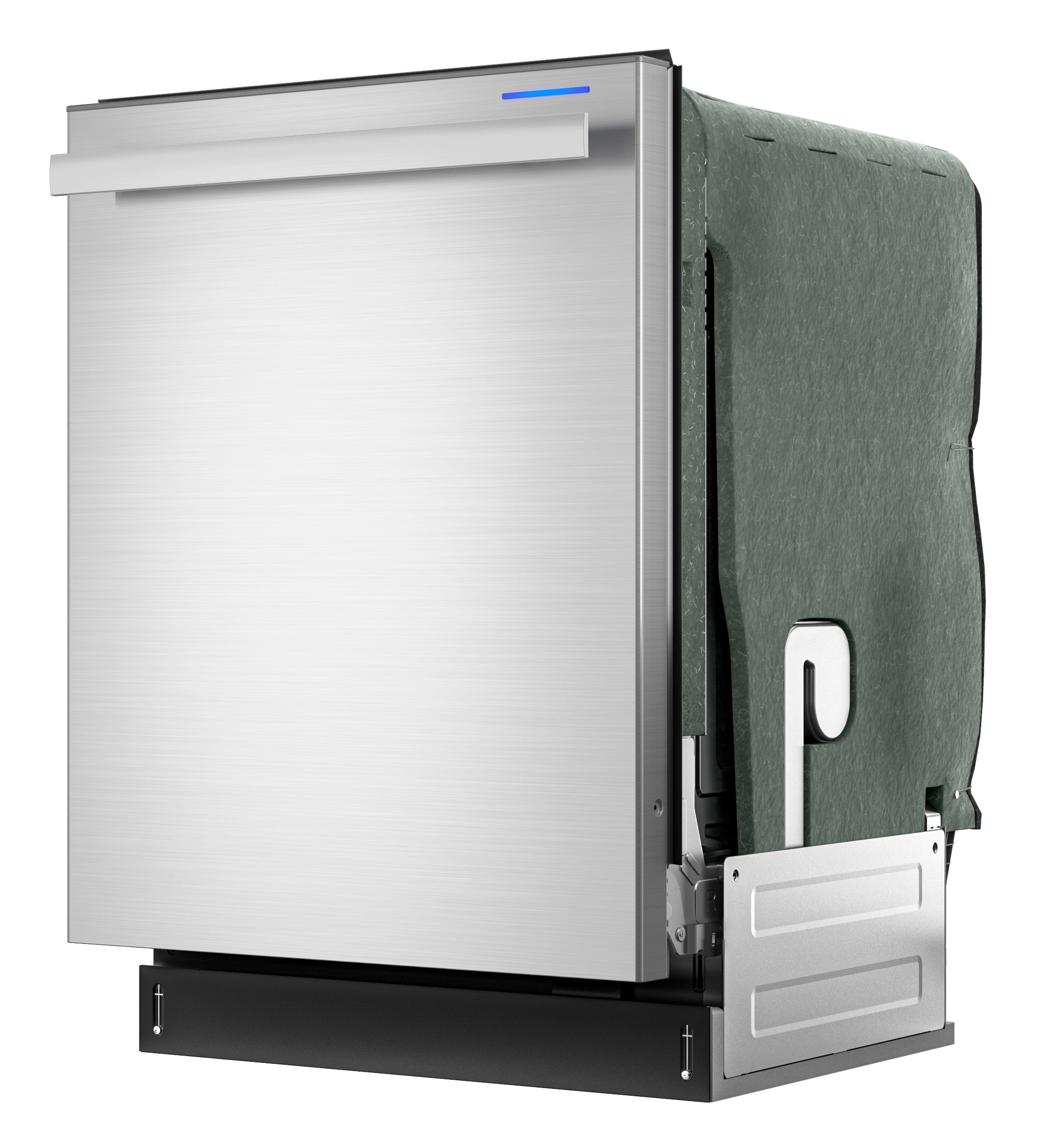 Sharp 24 in. Stainless Steel 47dB Dishwasher (SDW6736MS) left angle