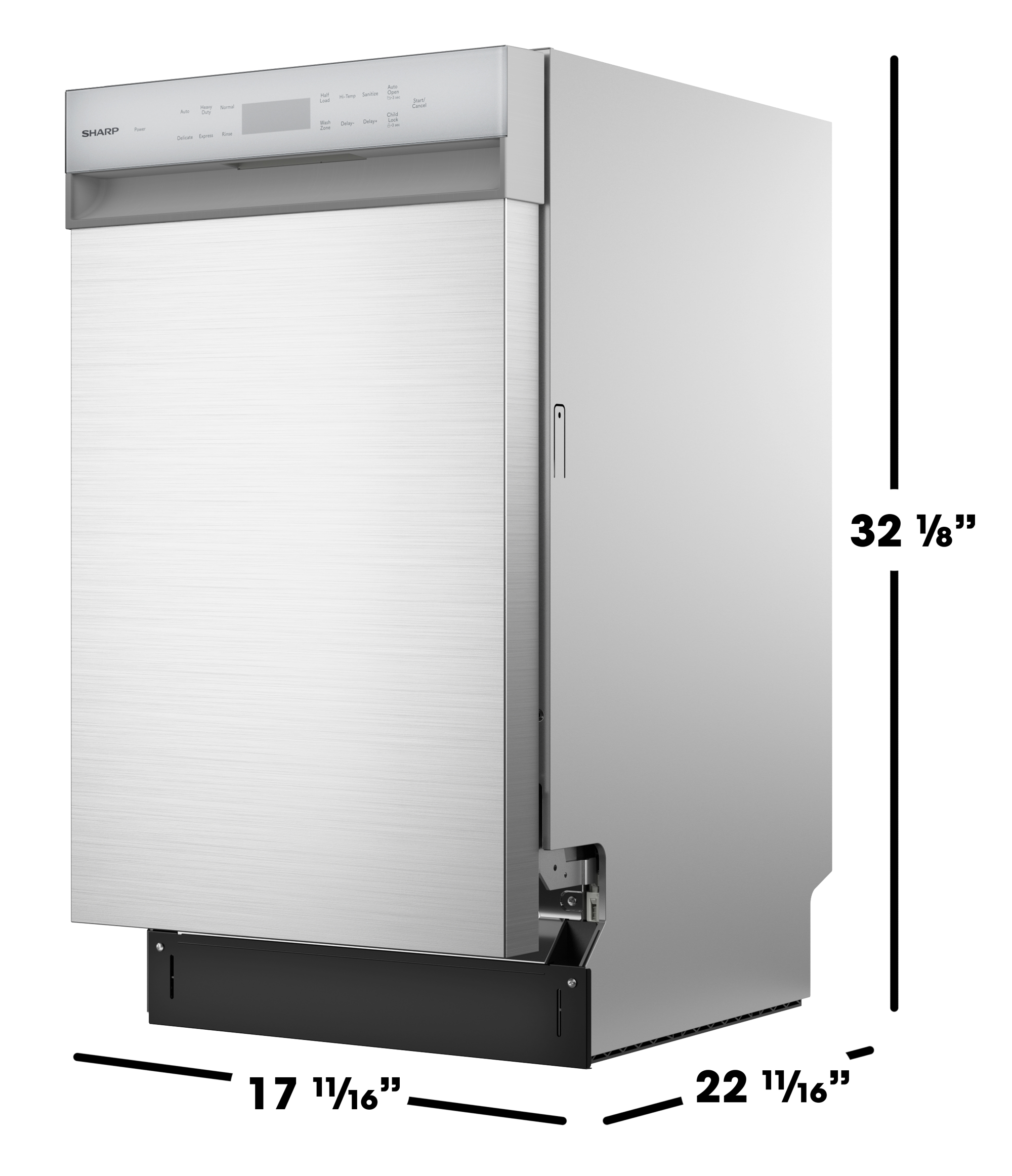 SDW4523MS Dishwasher Dimensions