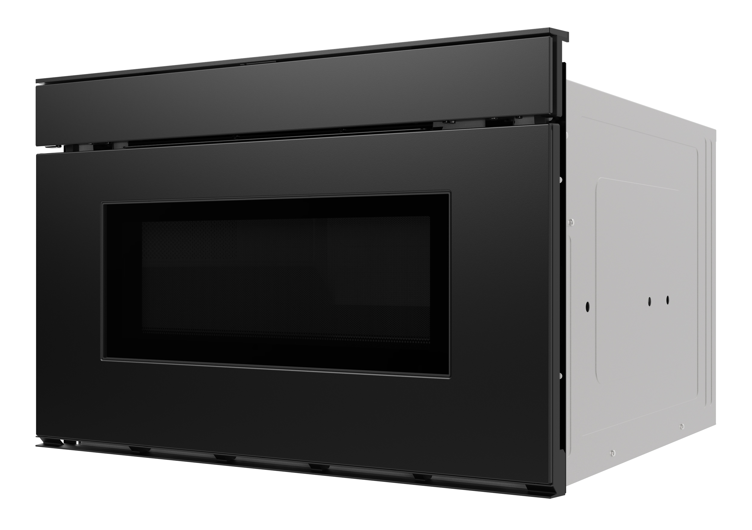 24 in. Smart Microwave Drawer Oven (SMD2479MB) 3 Quarter Left Closed