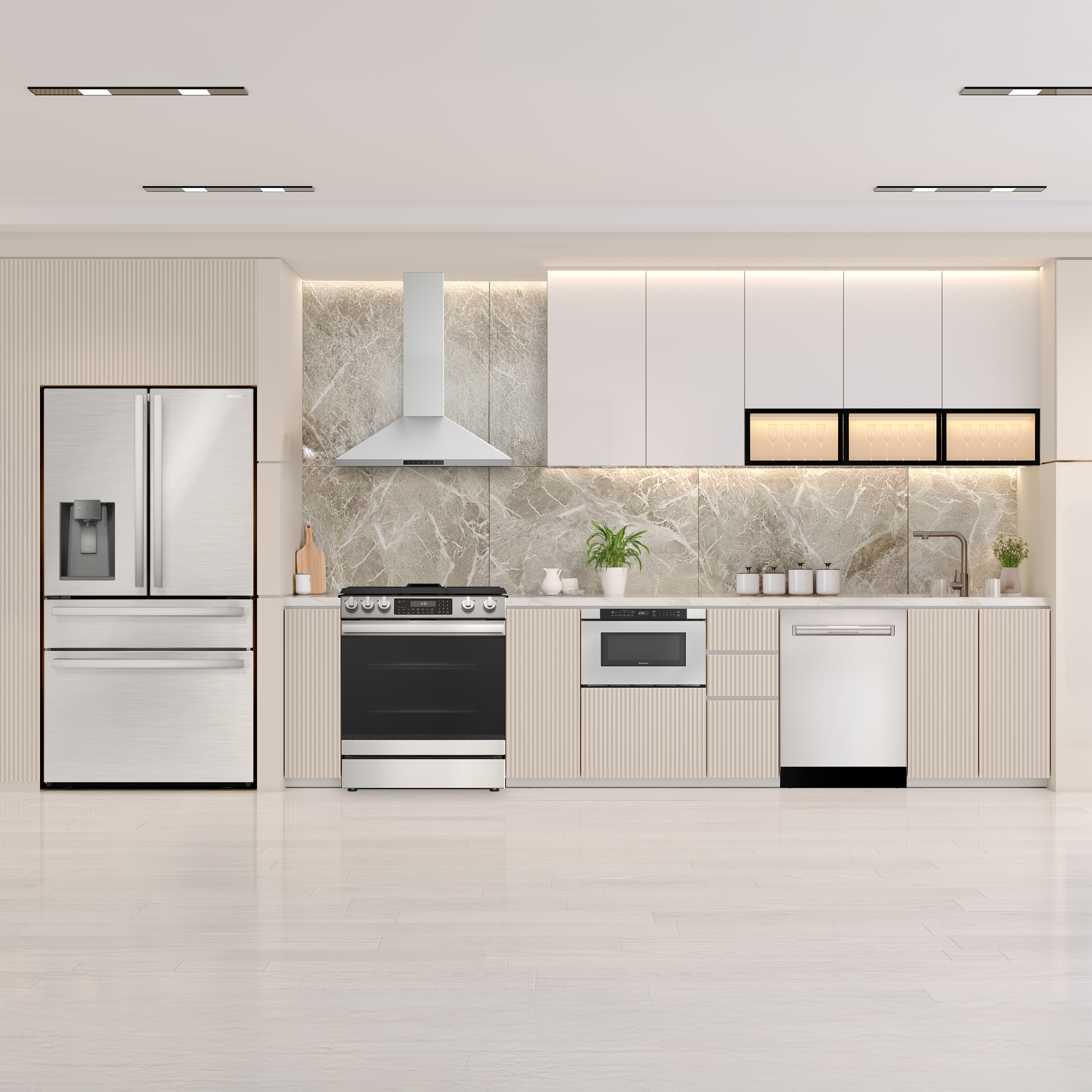 24 in. Built-In Stainless Steel Microwave Drawer Oven (SMD2420MS) Lifestyle