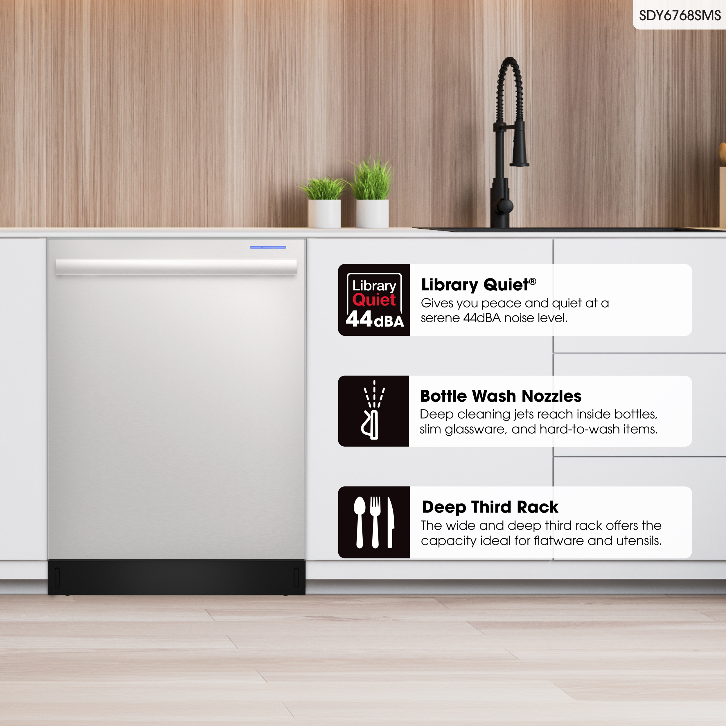 24 in. Stainless Steel Dishwasher (SDY6768SMS)