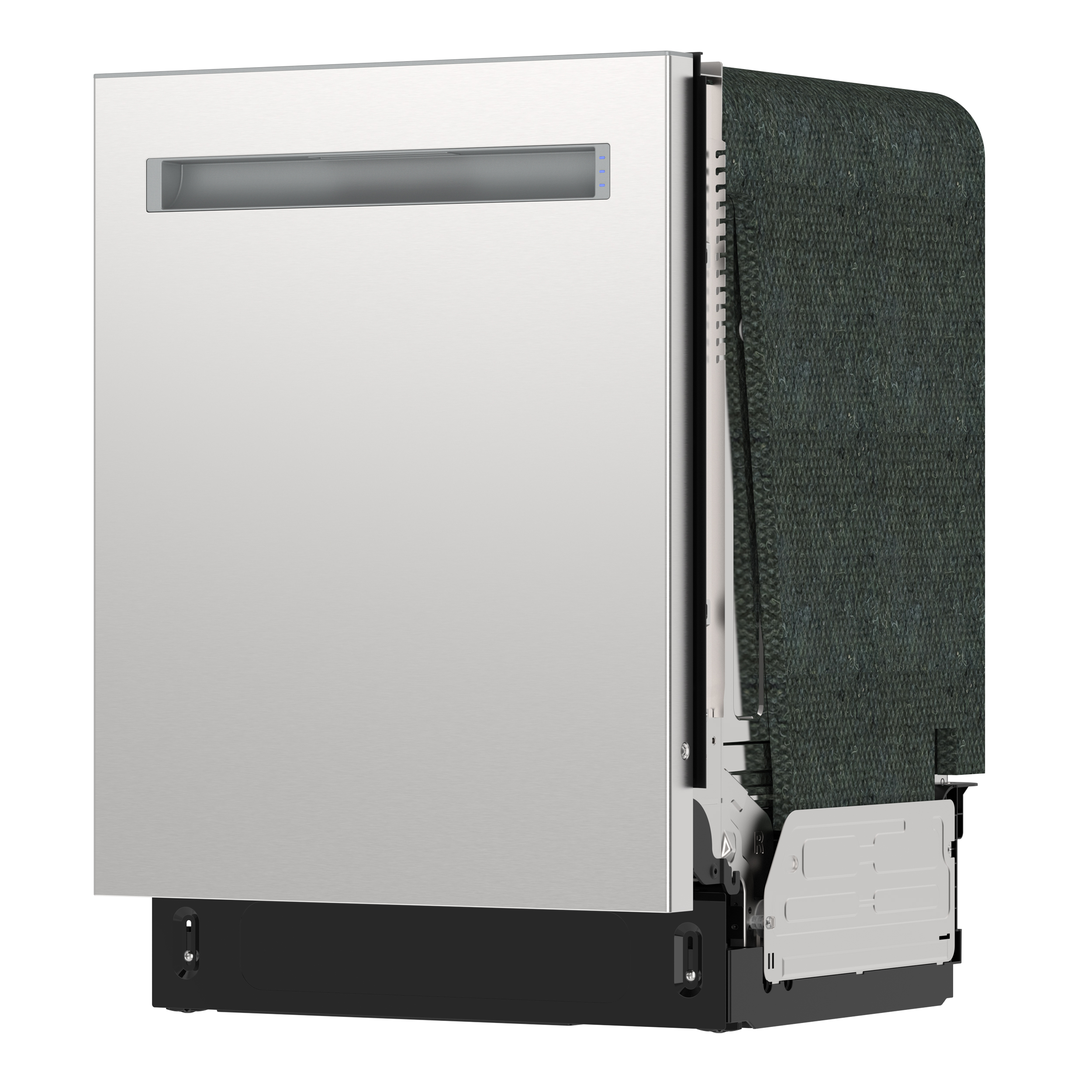 Sharp 24 in. Stainless Steel Dishwasher (SDW6735DNS) 3-Quarter-Left