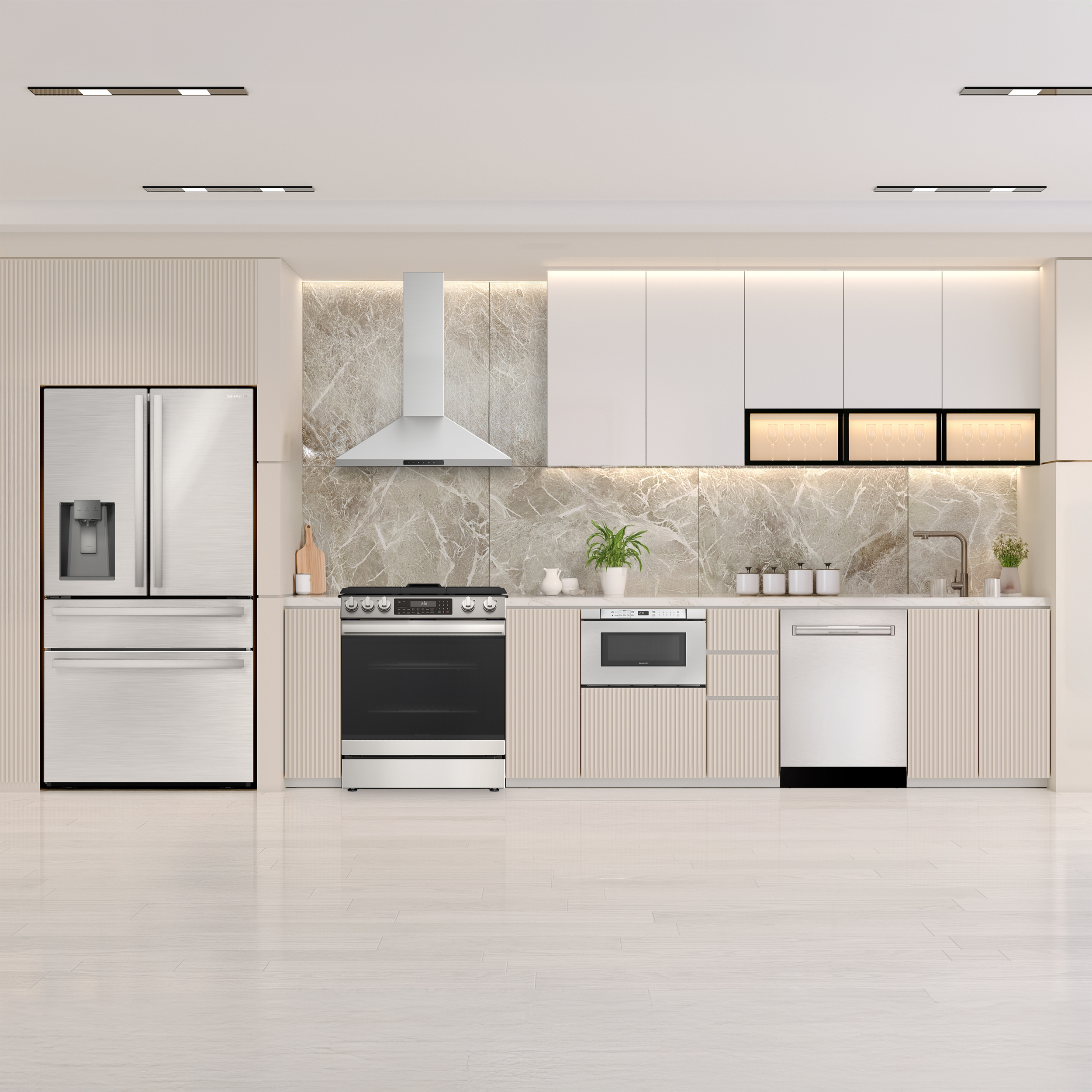 24 in. Built-In Stainless Steel Microwave Drawer Oven (SMD2430MS) Lifestyle