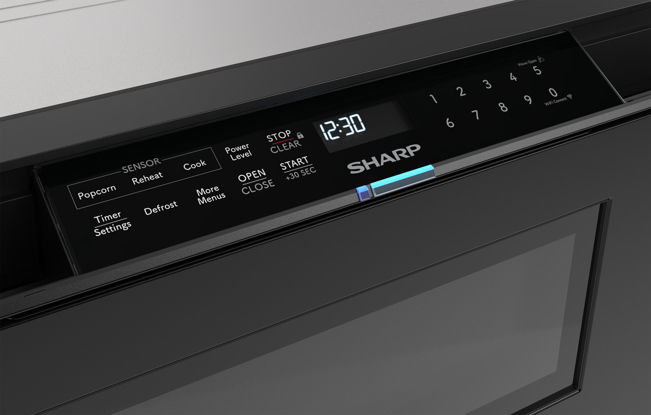 24 in. Smart Microwave Drawer Oven (SMD2479MB) Control Panel