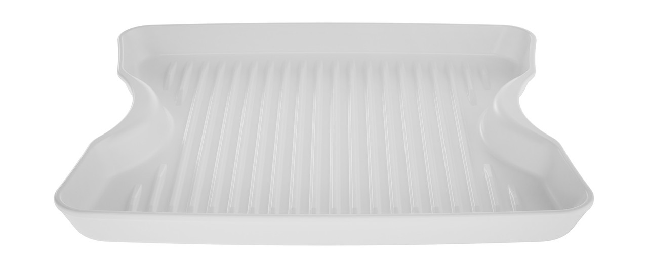 24" Built-In Smart Convection Microwave Drawer Oven (SMD2499FS) - porcelain cooking dish