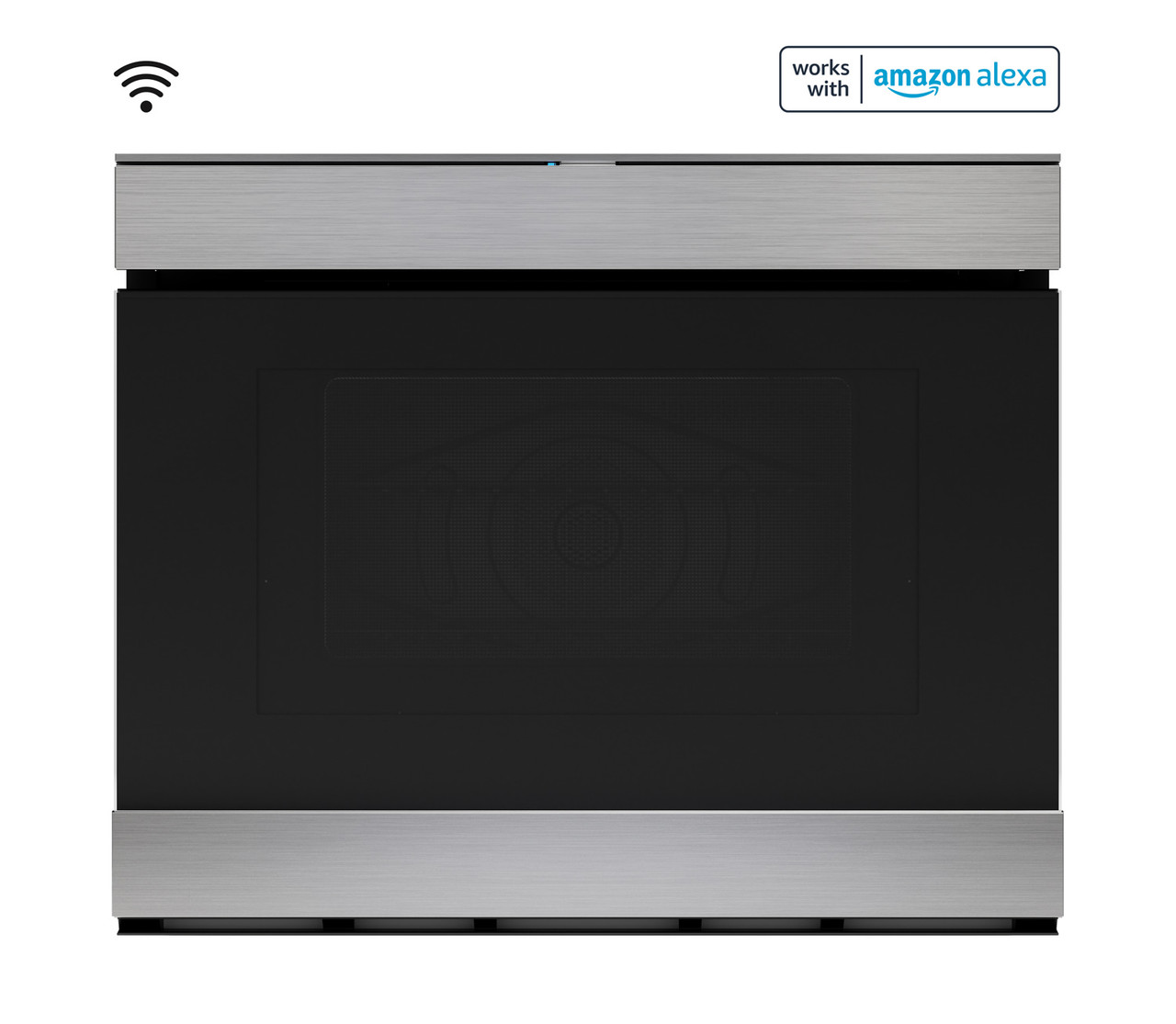 24" Built-In Smart Convection Microwave Drawer Oven (SMD2499FS) Front