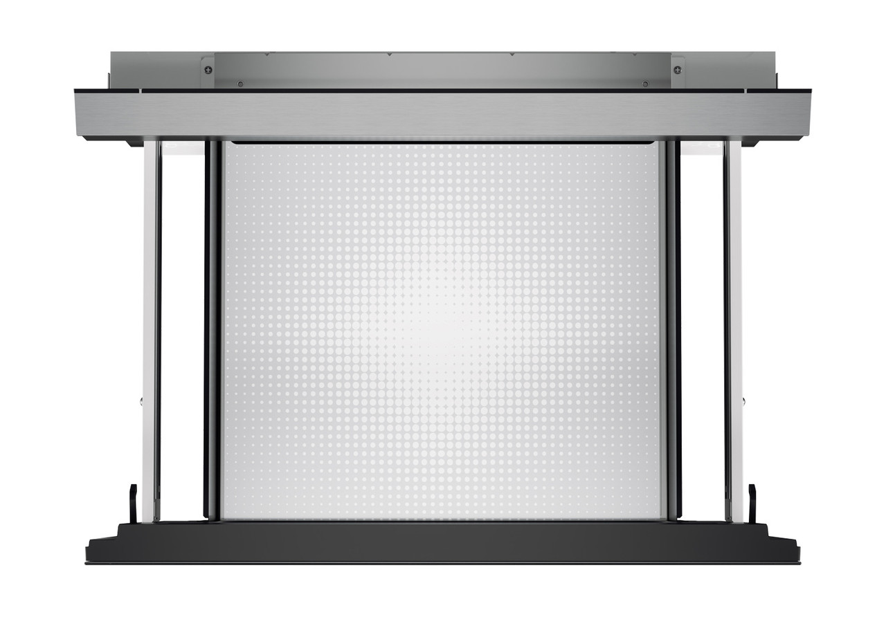 24 in. Sharp Stainless Steel Smart Microwave Drawer Oven (SMD2489ES) above view