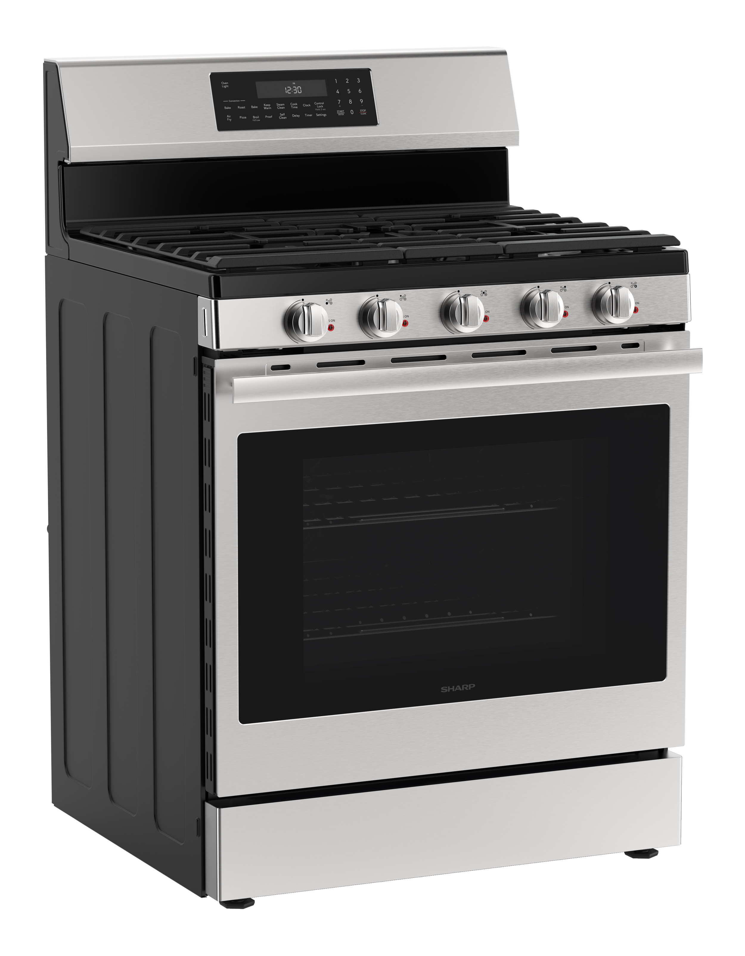 SFG3075MS Freestanding Gas Range 3 Quarter Right