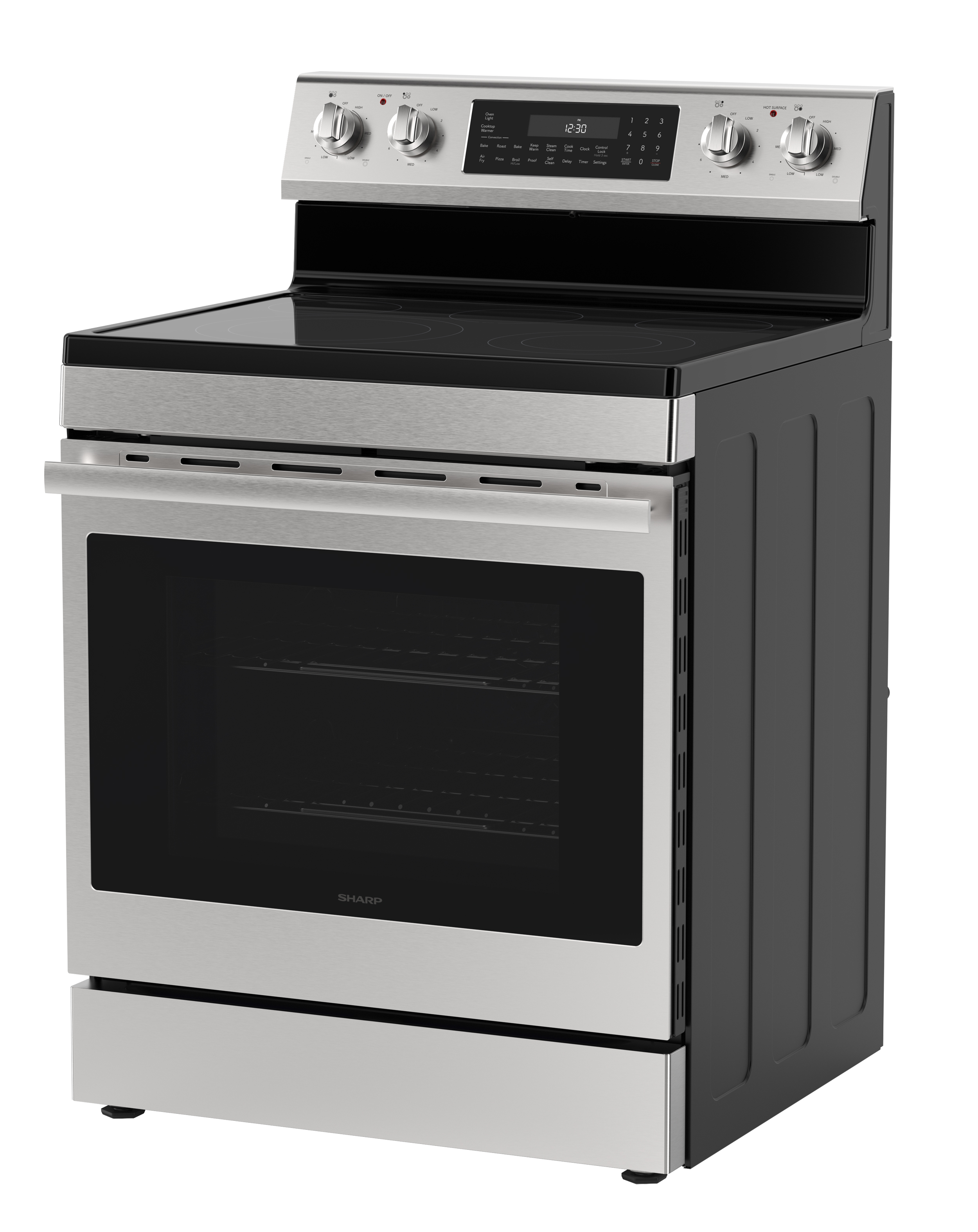 SFR3075MS Freestanding Electric Range 3 Quarter Left
