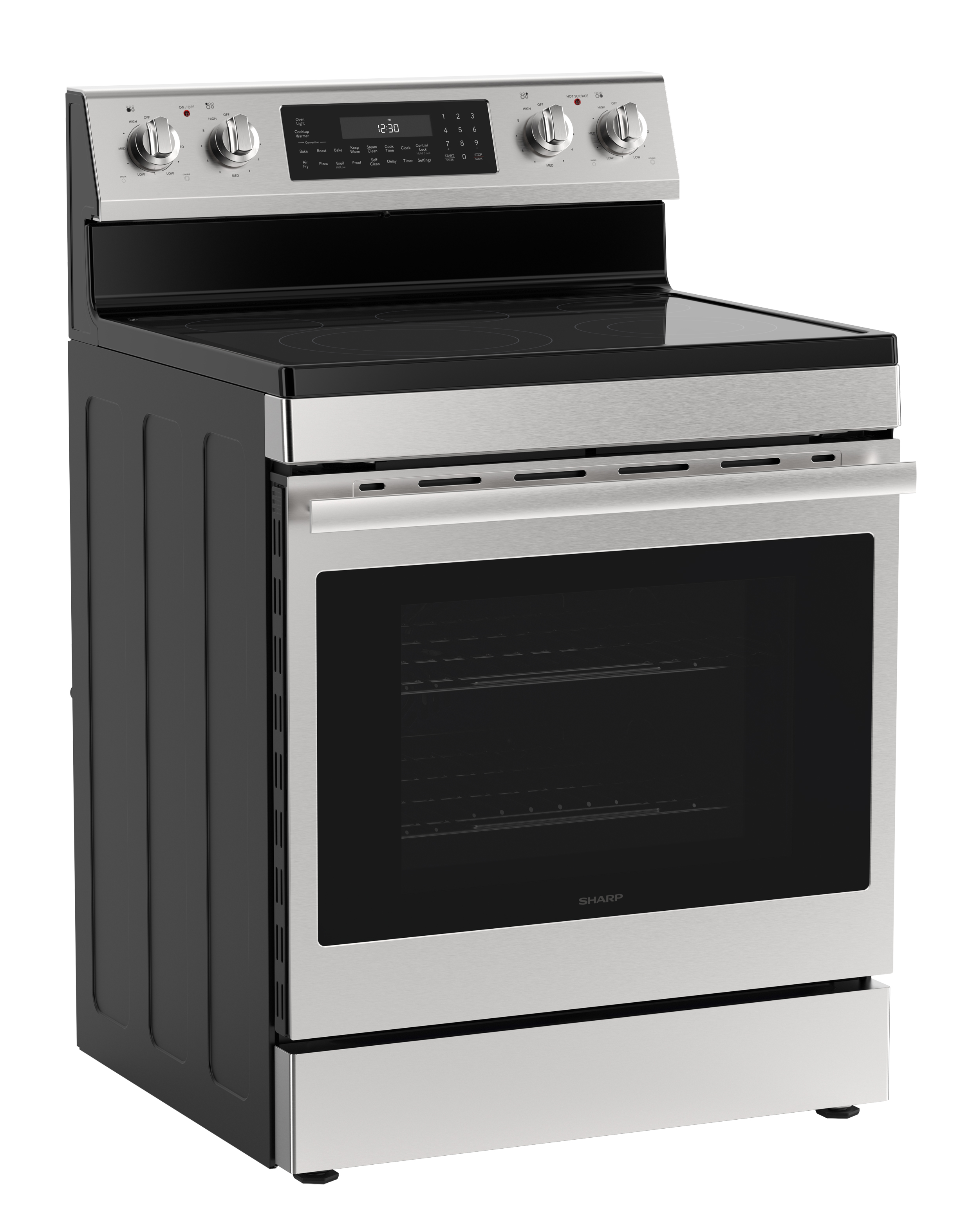 SFR3075MS Freestanding Electric Range 3 Quarter Right