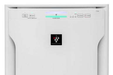 Sharp Plasmacluster Ion Air Purifier with True HEPA for Large Rooms (FPA80UW)