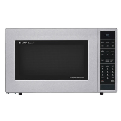 1.5 cu. ft. 900W Sharp Stainless Steel Carousel Convection + Microwave Oven (SMC1585BS) (150)