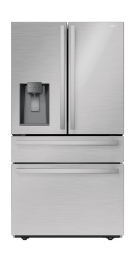 Sharp French 4-Door Counter-Depth Refrigerator with Water Dispenser (SJG2254FS)