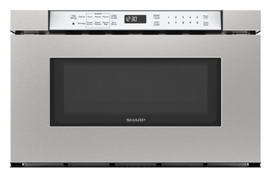 Sharp 24 in. 1.2 cu. ft. Built-In Microwave Drawer™ Oven in Stainless Steel (SMD2430MS)