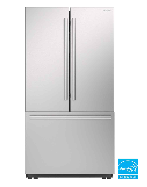 Sharp 26.5 cu. ft. Counter-Depth French Door Refrigerator