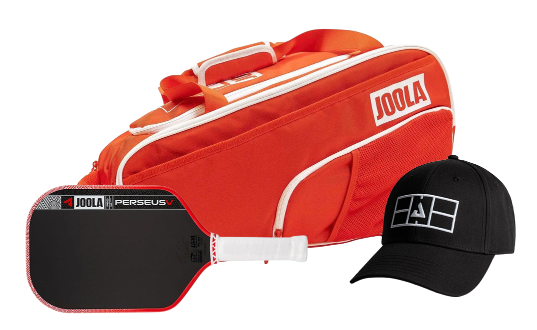 JOOLA pro kit bundle with paddle, tour bag, and hat