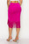 La Fringe Skirt Fuchsia