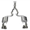 Corsa 15-17 Ford Mustang GT 5.0 3in Cat Back Exhaust Polish Quad Tips (Xtreme)
