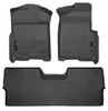 Husky Liners 09-12 Ford F-150 Super Crew Cab WeatherBeater Combo Black Floor Liners (PN: 98331)