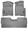 Husky Liners 09-12 Ford F-150 Super Crew Cab WeatherBeater Combo Gray Floor Liners (PN: 98332)
