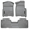 Husky Liners 09-12 Ford F-150 Super Cab WeatherBeater Combo Gray Floor Liners (PN: 98342)