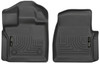 Husky Liners 2015 Ford F-150 Standard Cab Pickup WeatherBeater Front Black Floor Liners (PN: 18351)