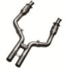 Kooks 11313510 - Kooks 05-10 Ford Mustang GT 4.6L 3V Auto/Manual 3in x 2 1/2in OEM Cat H Pipe Kooks HDR Req