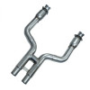 Kooks 11423500 - Kooks 11-14 Ford Shelby GT500 5.4L / 5.8L 4V 3in x 2 3/4in OEM Cat SS H-Pipe Kooks HDR Req