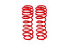 BMR 05-14 S197 Mustang GT/GT500 Rear Performance/Drag Lowering Springs - Red