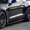 Anderson Composites 2015 - 2019 Mustang GT350 Style Carbon Fiber Side Rocker Panel Splitters (Pair)