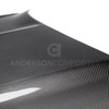 Anderson Composites 2015 - 2018 Mustang Shelby GT350 Double Sided Carbon Fiber Hood