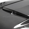 Anderson Composites 2018-2019 FORD MUSTANG RAM AIR DOUBLE SIDED CARBON FIBER HOOD