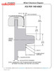 Wilwood 140-4503-BD Wheel Clearance Diagram