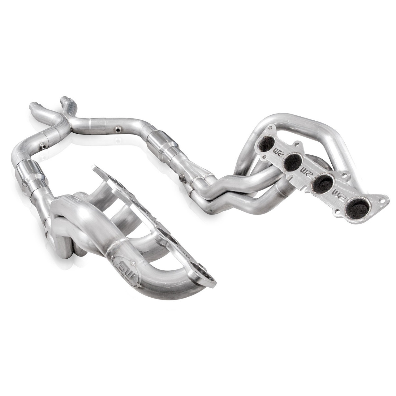 Stainless Works M11HDRCATX - 2011-14 Mustang GT Headers 1-7/8in Primaries High-Flow Cats 3in X-Pipe