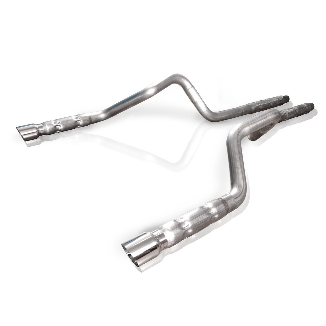 Stainless Works M12CB3 - 2011-14 Mustang GT/2011-2012 Shelby GT500 3in Catback Retro Chambered Mufflers