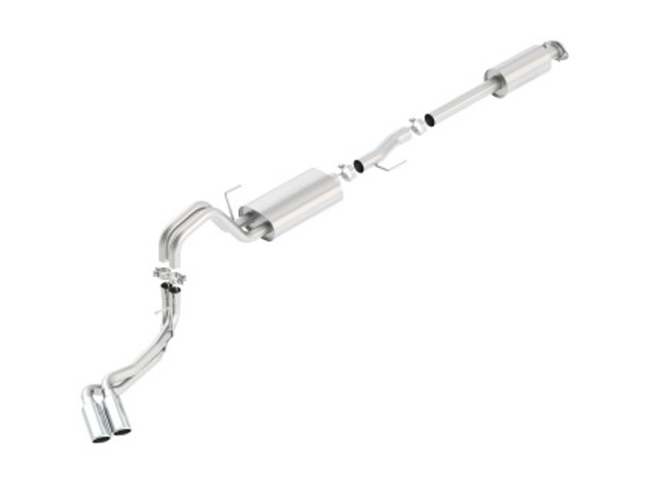 Borla 15-16 Ford F-150 3.5L EcoBoost Ext. Cab Std. Bed Catback Exhaust Touring Truck Side Exit (PN: 140617)